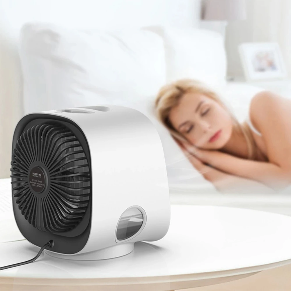 Climatiseur Portable, Mini ventilateur, USB, Type Spray, refroidissement de l'eau, refroidisseur d'air de bureau, climatiseur autonome pour chambre