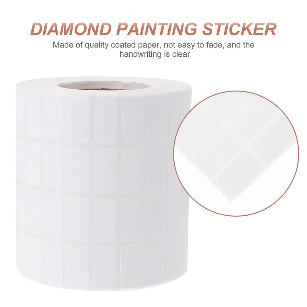 1pcs Self-Adhesive Blank Labels Sturdy Writable White Paper Stickers For Storage Box Jar Container Label Sticker Diy