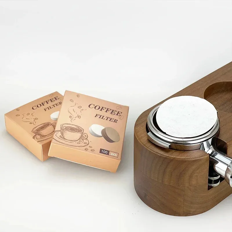 

100pcs Disposable Coffee Filter Paper - Universal Fit for Moka Pot, Dripper, Ice Brew, Hand Pour Over, Cone Shape，Circular