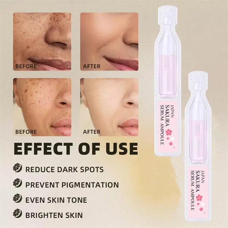 Serum pemutih wajah, penghilang bintik wajah, produk perawatan kulit, esens Anti Penuaan, Mencerahkan Melanin, Melasma, bintik hitam