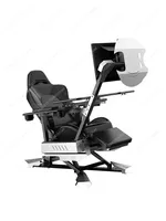 Ergonomic Excellence Cockpit Gaming and Office Chair Computer Reclining Cockpit Gaming Chair (Exclude 2 Monitors)