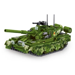 Military Tank Model Building Blocks Set - T-85 Type99 Main Battle Tanks Truck With Soldiers Figures Boy Toys For Gift