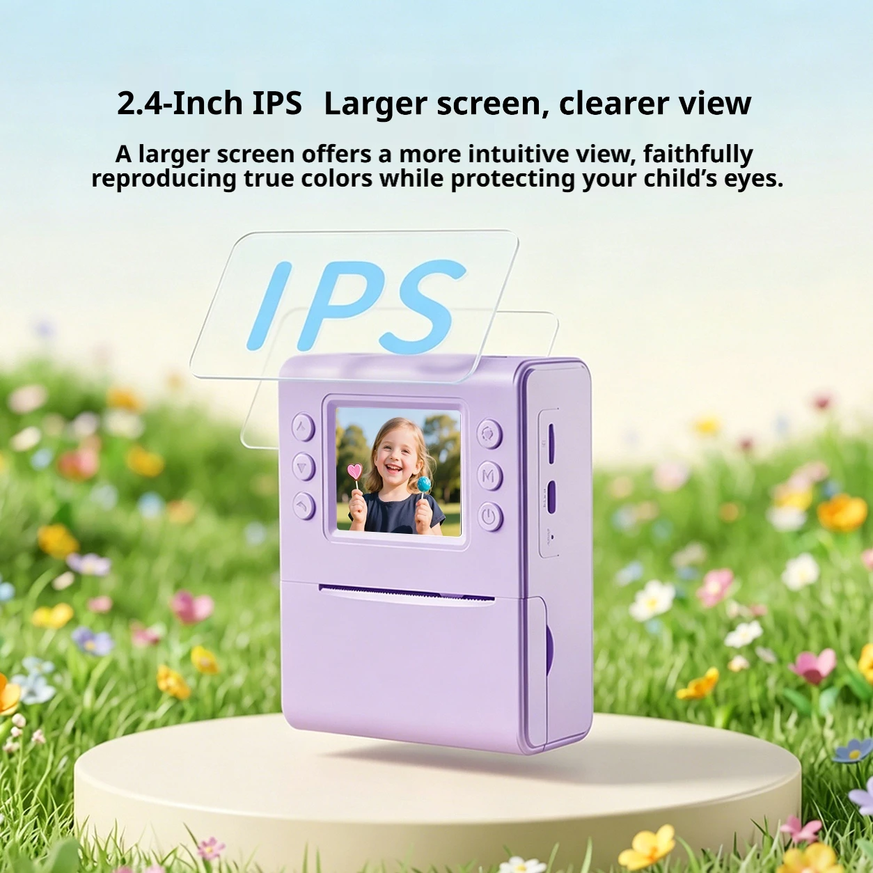 Digital Children Camera 2.4inch HD Video Portable Kid's Thermal Printer Instant Print Photo Kids Camera Toy Gifts for Birthday
