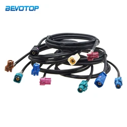 1Pcs Car LVDS Video Line Cable for Mercedes-Benz Audi Navigation GPS Audio Wire 4 Pin HSD Fakra Type Cable 10cm-10m