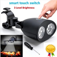 Portable Grill BBQ Lights Barbecue Grilling LED Smart Touch Lighting Heat Resistant Waterproof Night Lamp BBQ Camp Accessories