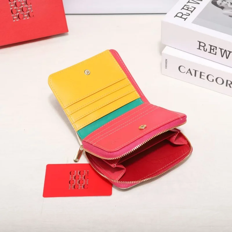 CH Fashion Printed Women's Clutch Purse Small Exquisite Coin Purse Stylish Designer Handbag for Ladies