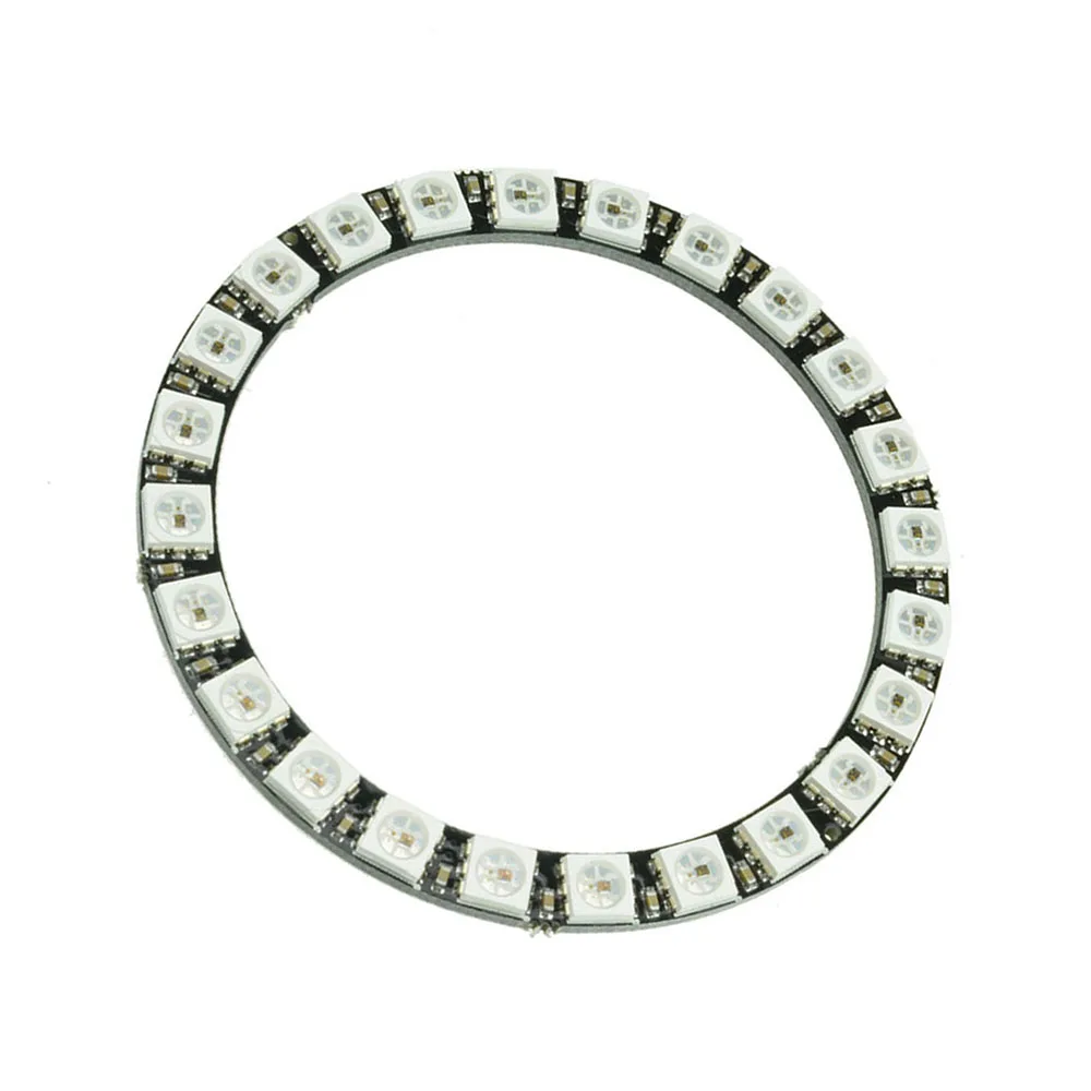 WS2812 5050 RGB LED-Ringlampe mit integrierten Treibern 24-Bit-RGB-LED für Arduino – Detail 8