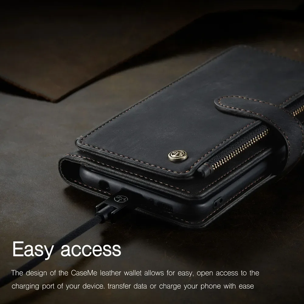 

Leather Wallet Flip Case Foldable Protective Cover Suitable for Samsung Galaxy S8 Stylish Appearance