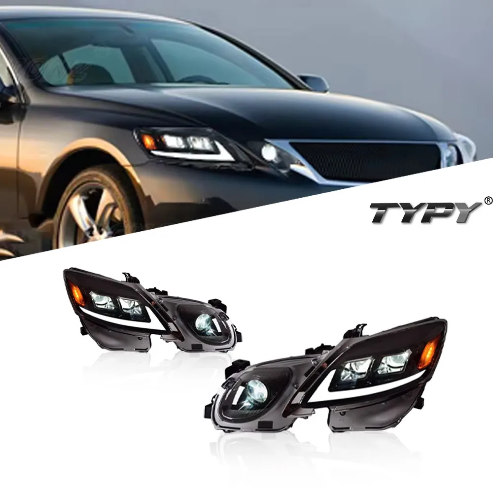 

Car Head Lamp For Lexus GS 2004-2012 GS200 GS250 gs300 Upgrade Modified to NEW GS Dynamic Turn Signal Car LED Headlights