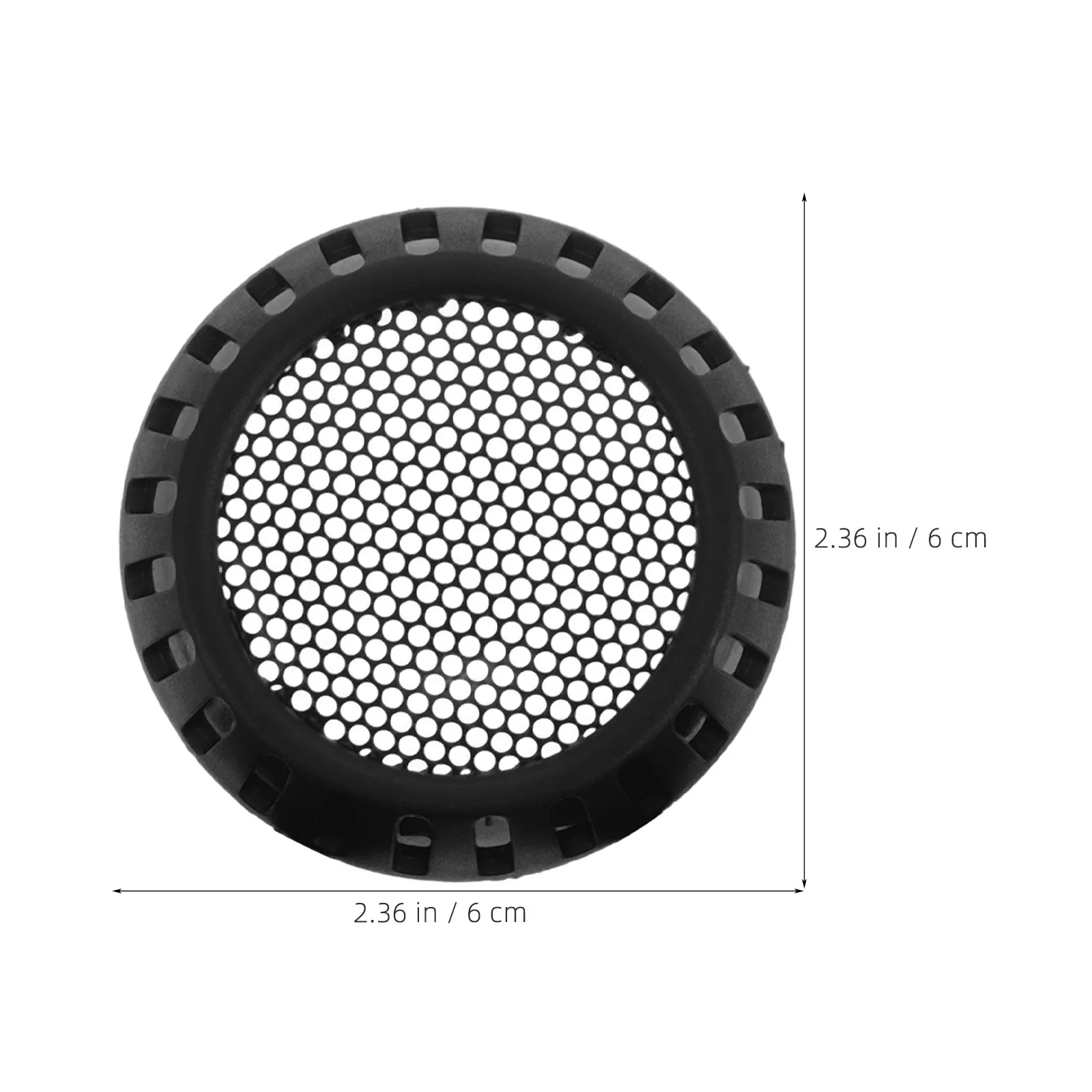 Hair Dryer Rear Filter Cover 2.4 Black Dust-Proof Mesh Screen Replacement Protective Cover Rear Air Intake