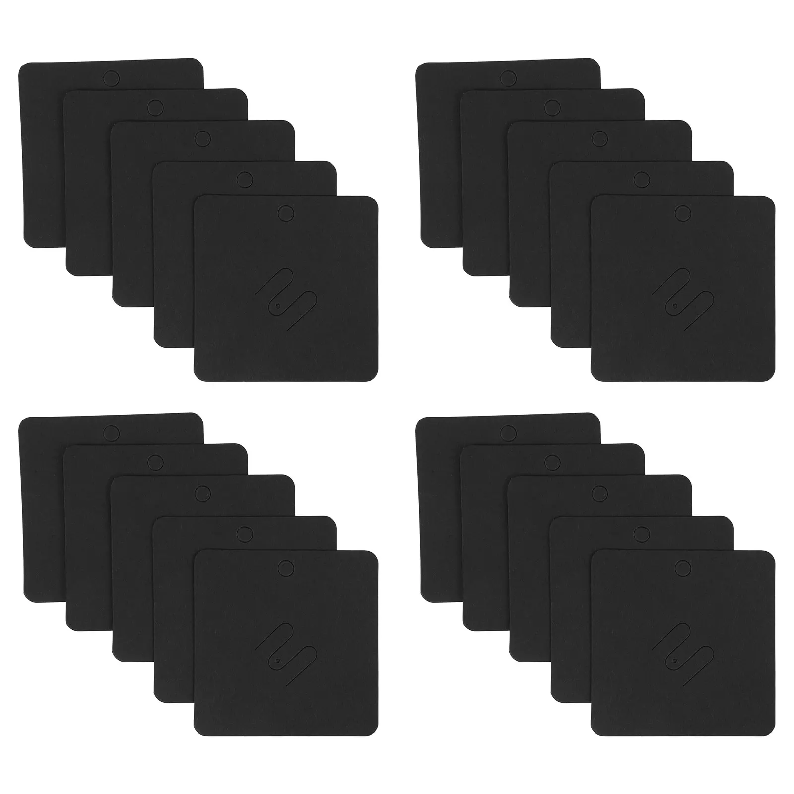 100 ชิ้นเข็มกลัด Pin การ์ดแสดงผล 7x7 เซนติเมตรเปล่ากระดาษแข็งผู้ถือการ์ดสําหรับต่างหูสร้อยคอเครื่องประดับบรรจุภัณฑ์การออกแบบ