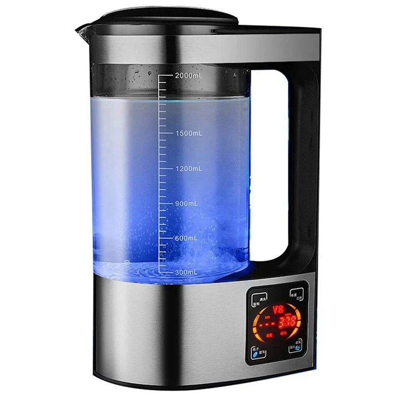 

2L Electric Hydrogen Rich Water Kettle Water Ionizer Machine Water Filter Drink Hydrogen Water Generator