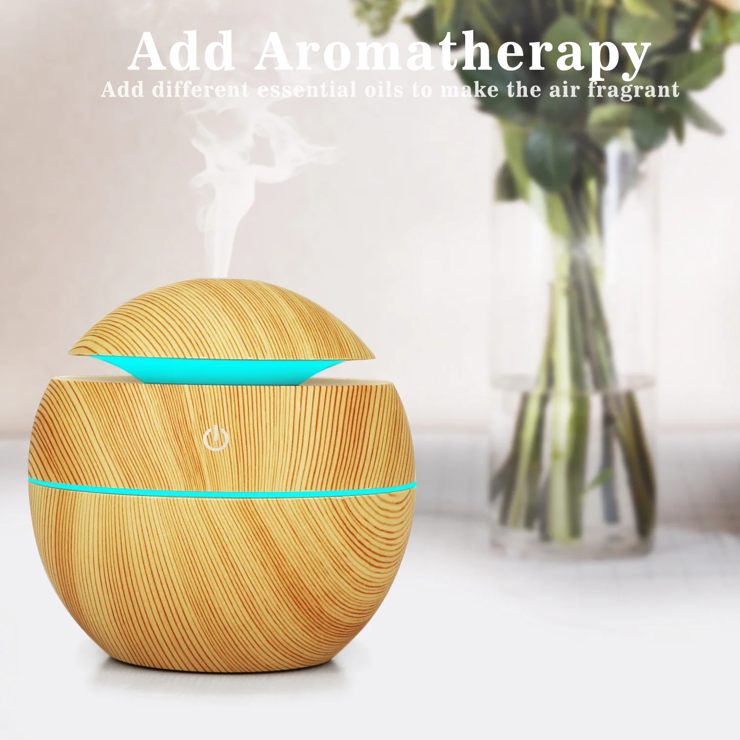 130ml Usb Aromatherpay Air Diffuser Ultrasonic Aroma Humidifier Best Wood Diffuser for Home Office