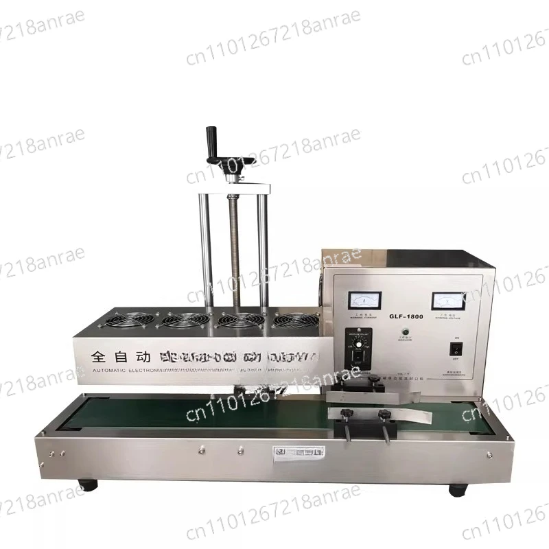 Continuous automatic bee bottle plastic bottle gasket machine induction aluminum foil automatic bottle sealing machine