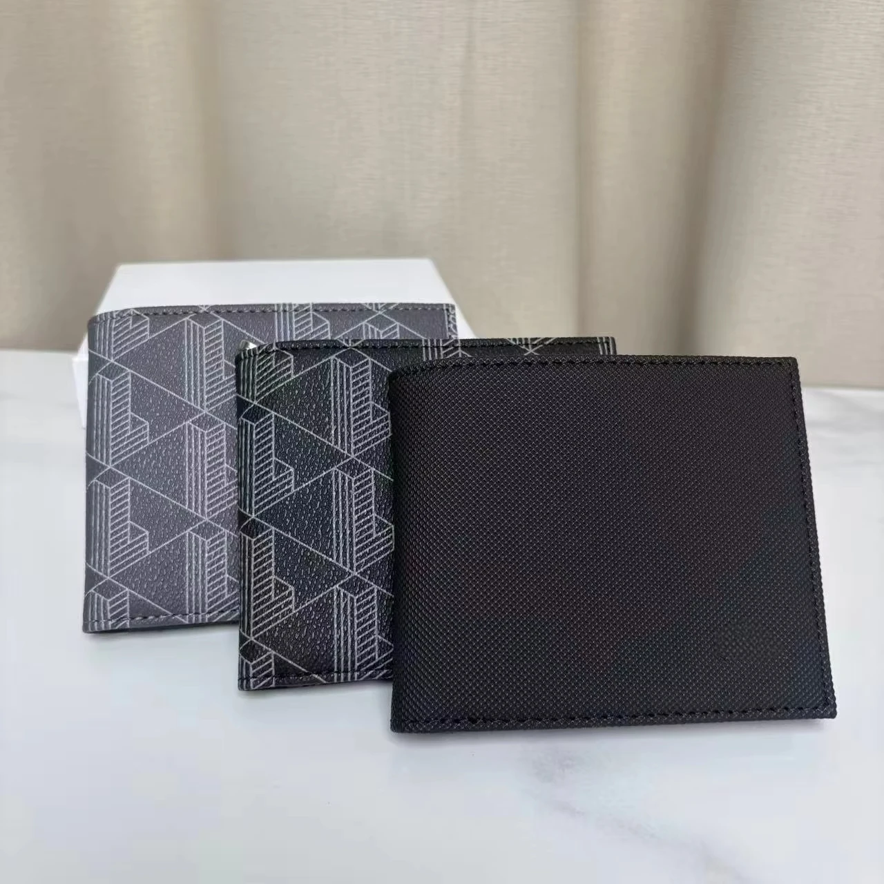 2026 New Fashion Printed Series Double Fold Wallet Premium Mini Wallet for Men and Women