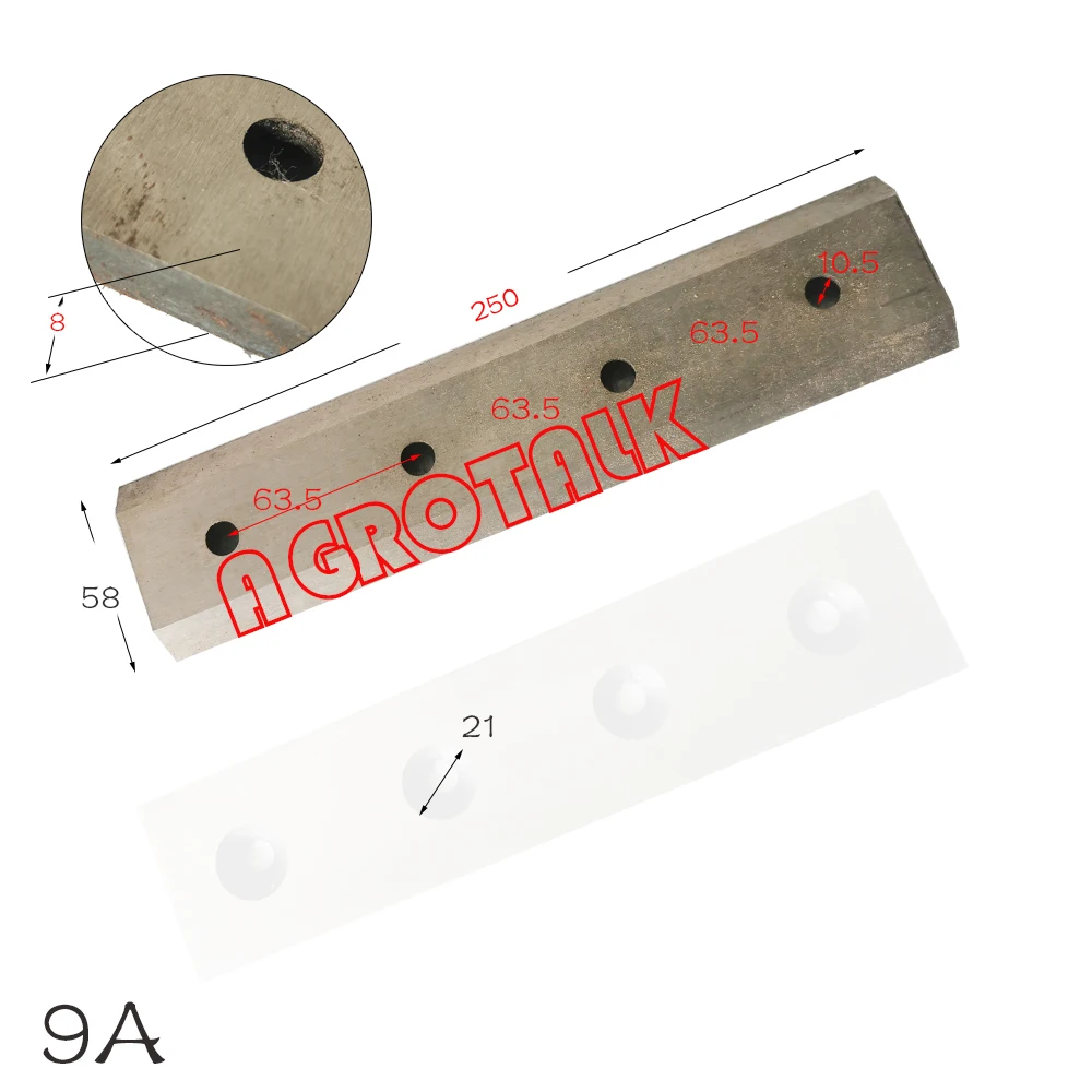 Wood chipper blade , please check the dimensions when start to make the order, have more choices