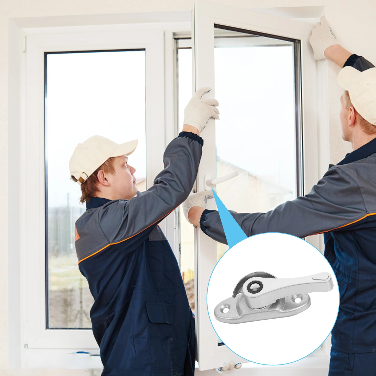 

2 Sets Sash Locks Pvc Replacement Safety Home Security Hardware Accessories Horizontal Sliding Window Lock Window Security