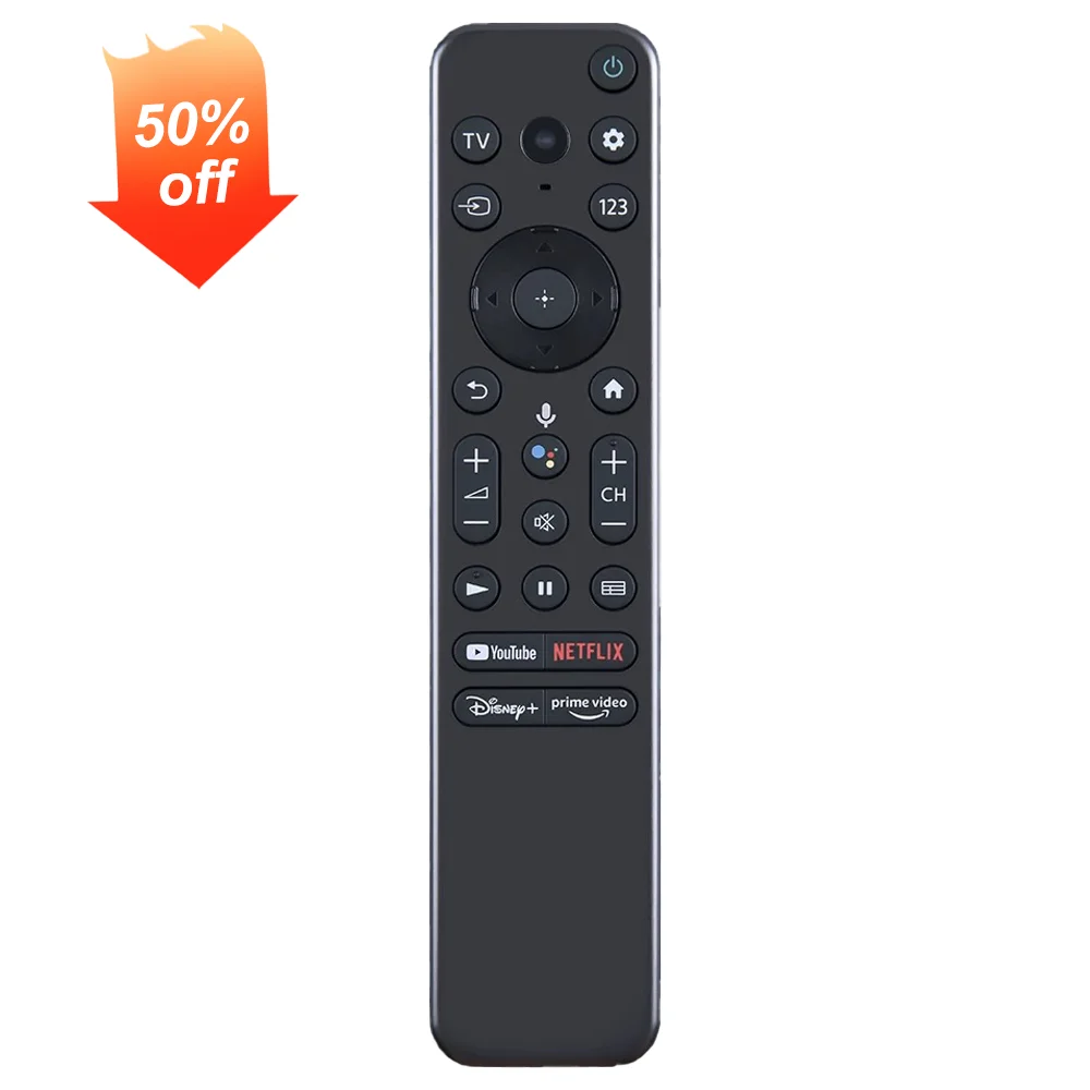 Replacement RMF-TX800U RMF-TX900B Voice Remote Control Compatible with Sony Smart TV KD-50X80K KD-55X85K XR-55A95K XR-77A80K