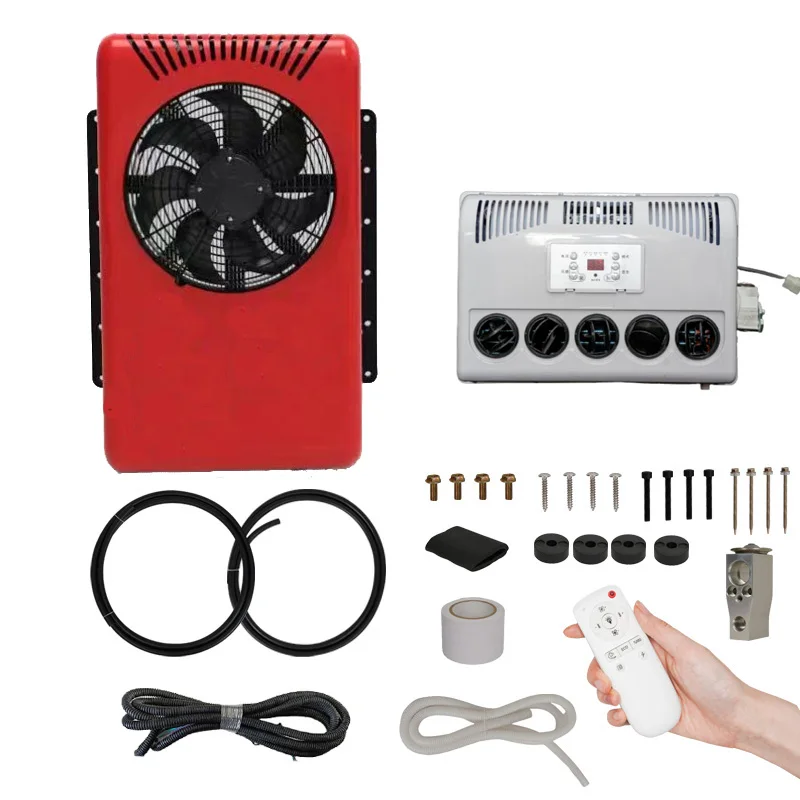 Factory Supply 12v 24v Electric Backpack Type Tractor Parking Air Conditioner