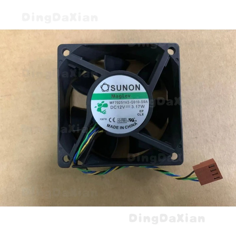D 1pcs for SUNON 7025 MF70251V2-Q010-S9A DC12V 3.17W 4-wire Cooling Fan