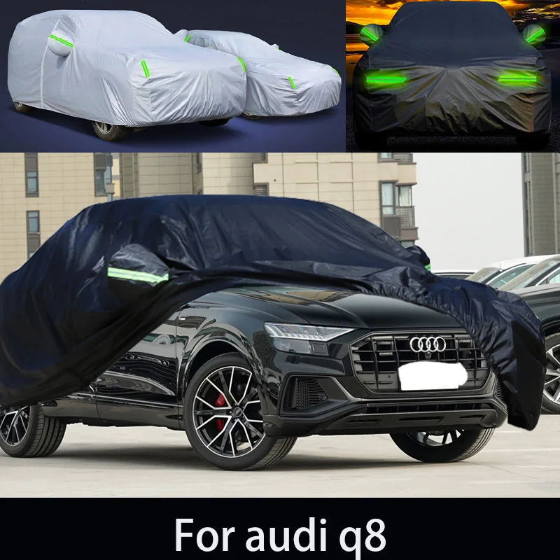 

For audi q8 auto anti snow, anti freezing, anti dust, anti peeling paint, and anti rainwater.car cover protection