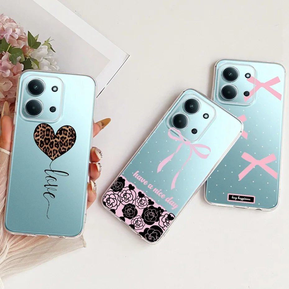 Clear TPU Case For Xiaomi Redmi 15C 4G Newest Style Phone Cases For Redmi 15C 4G Soft Silicone Covers Bumpers