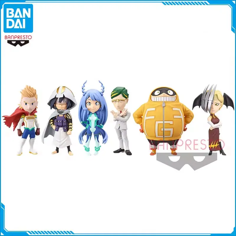 Bandai Original My Hero Academia RISING WCF Series Vol.5 Million Hado Nejire Anime Action Figure Collectible Model Kits Gifts