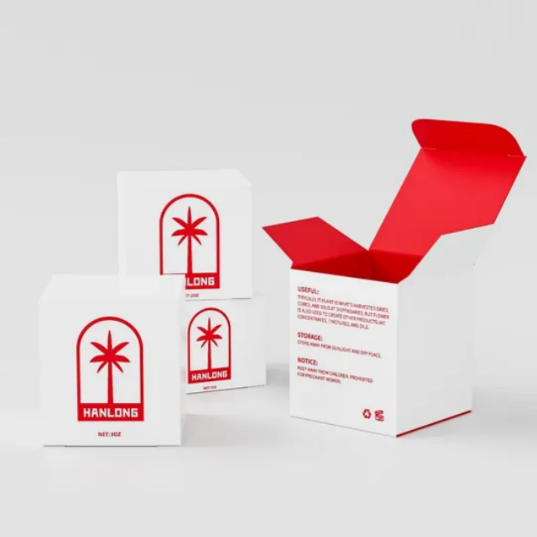 Custom Printed Color Cosmetic Packaging Folding Perfume Paper Gift Box with Logo Any Size Any Shape Any Quantity Free Shipping