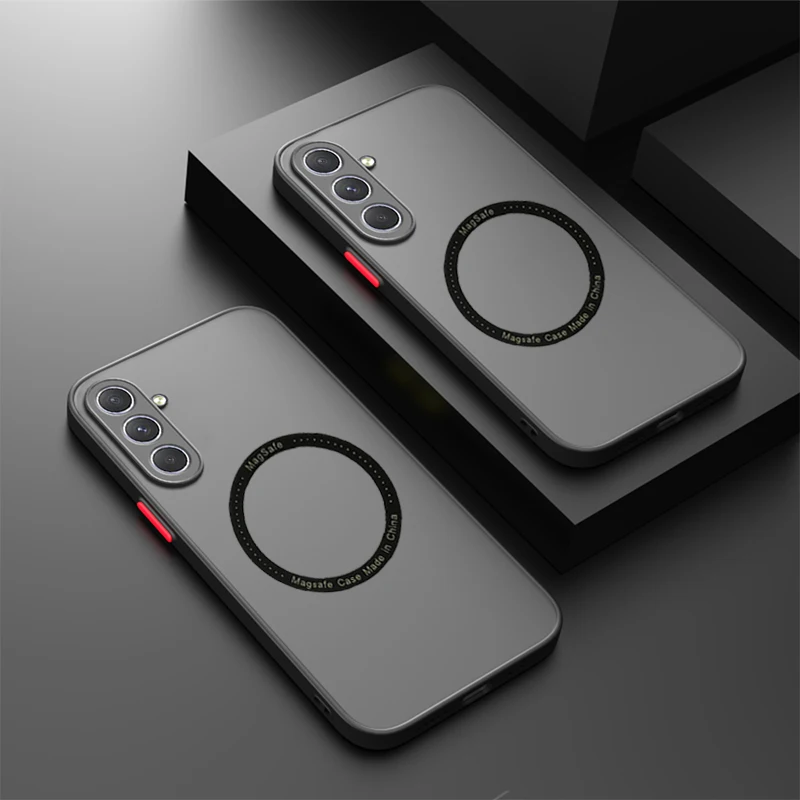 Luxury Magnetic Wireless Charging For Magsafe Cases For Samsung Galaxy M54 S22 S21 S23 S24 Ultra Plus S10e Shockproof Hard Cover