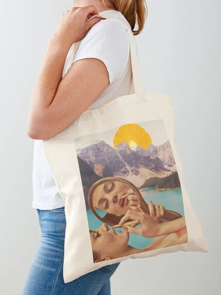 lazy morning Tote Bag handbag Shopping bags Canvas Tote Bag