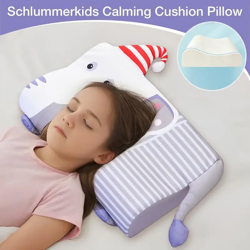 Toddler Pillow Small Pillow for Daycare Preschool Nap Time Ergonomic Bed Pillow Skin-Friendly Travel Cushion for Kids Girls