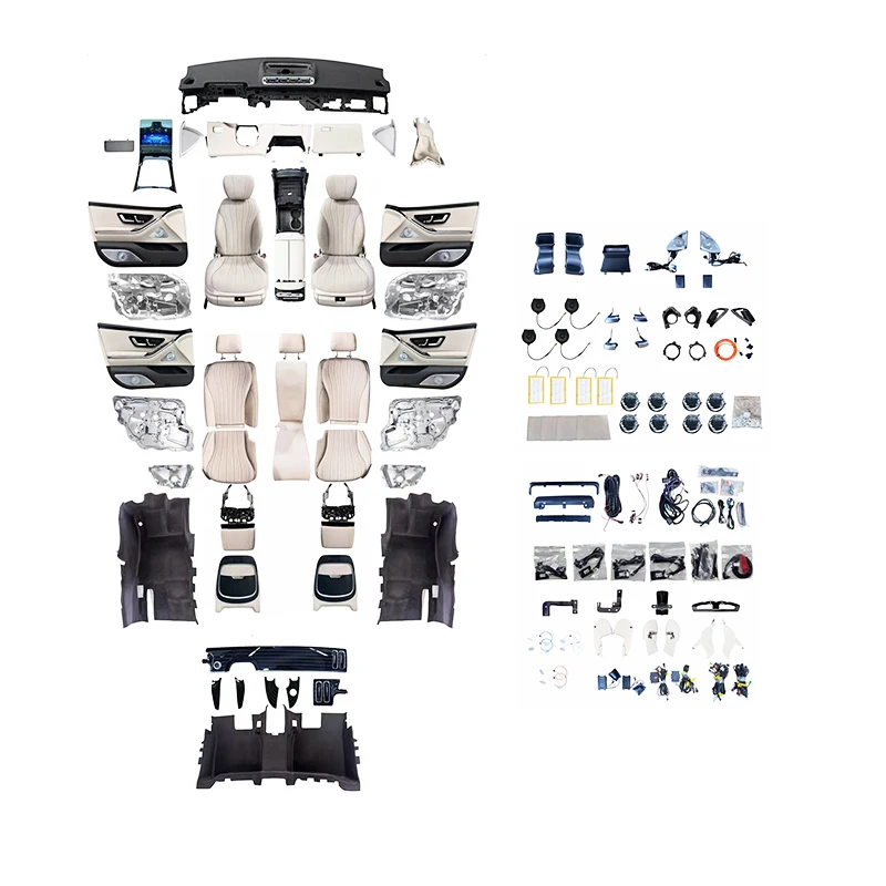 W221 Upgrade W223 High-end Body Kit Luxury Car Interior Dashboard Upgrade for  S-Class