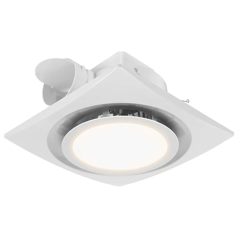 LED exhaust fan light two in one EU standard 110V ceiling mounted silent bathroom ventilation fan