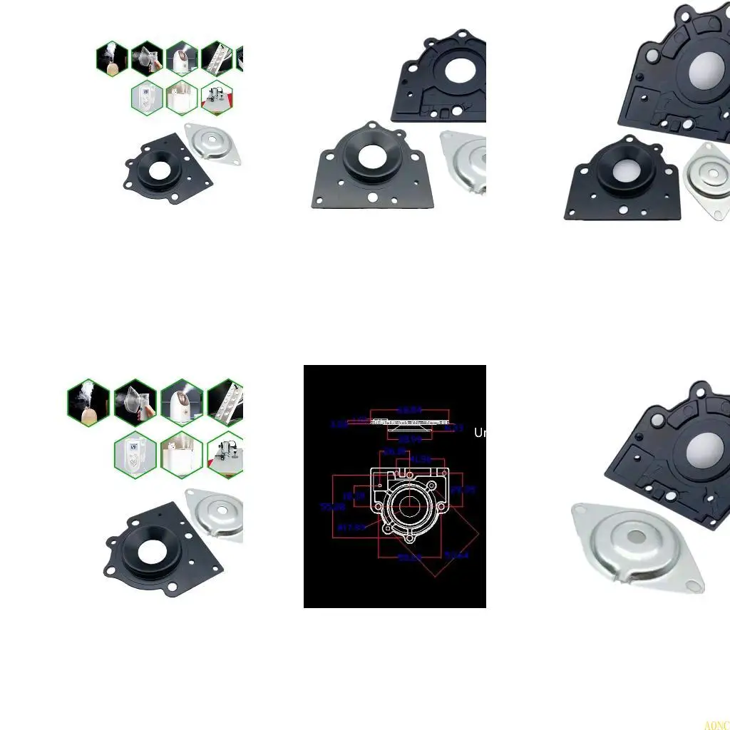 A0NC 내구성 가습기 부품 금속 브래킷 지원 랙 25mm 분무 칩을위한 설치.