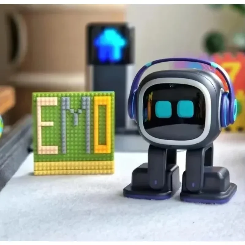 EMO Smart AI Robot 2025 - Voice Control, Facial Recognition & Home Automation, Educational Companion Robot for Smart Office