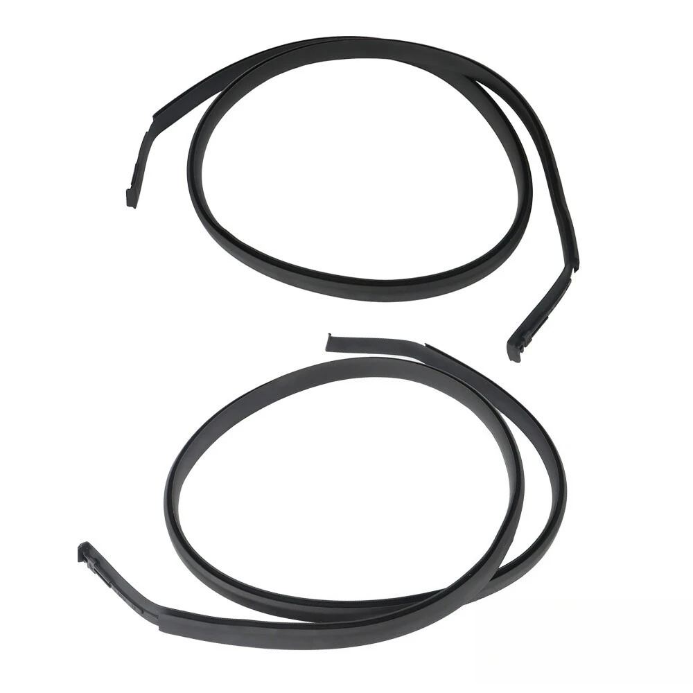 For Toyota Corolla Sedan 2009-2013 2pcs Roof Trim Molding Sealed Rubber Black