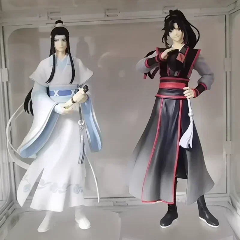 Genuine Mo Dao Zu Shi Wei Wuxian Lan Wangji Figures Anime Model Dolls Pvc Statue Collection Figurines Kids Toys Gift Decoration