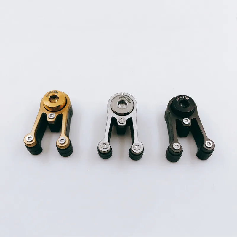 H&H catcher for Brompton Folding Bike Head Tube Fixing Tool Bicycle Front Fork Titanium + Carbon Steel Headtube Fixed