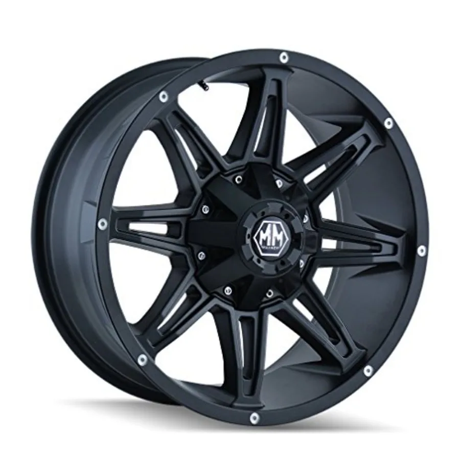 

Rampage 8090 Wheel with Matte Black Finish 20x9 12x139.7mm for Off-Road Performance Durable Aluminum Construction