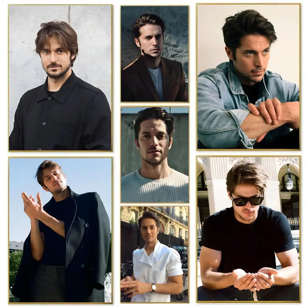 Famous Actor Lucas Bravo Poster High-definition Art Sticker Self Adhesive Waterproof Home Decoration For Living Room