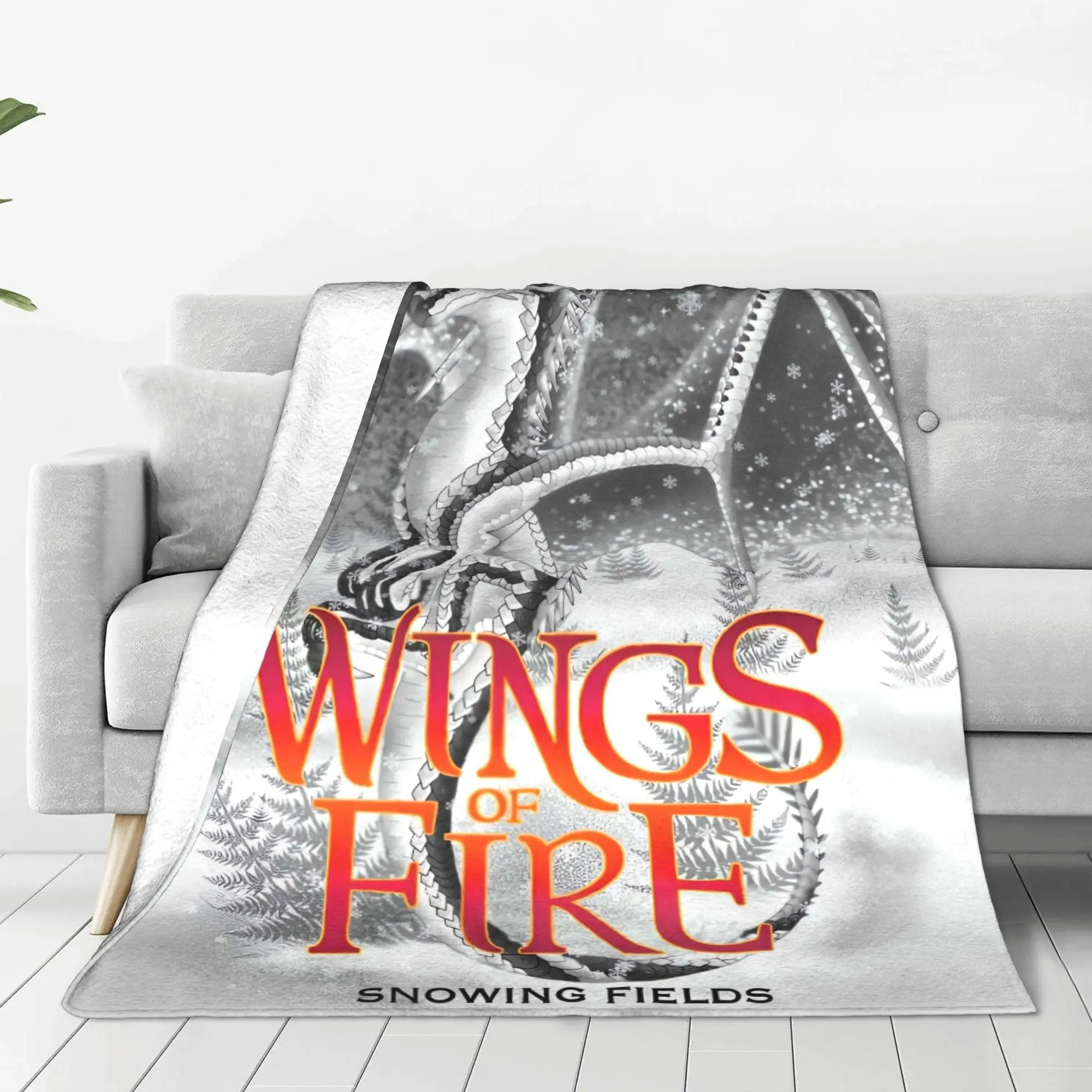 

Wing of Fire Warm Soft Blanket Children Plush Throw Blanket Graphic Home Decor Flannel Bedspread Sofa Bed Cover