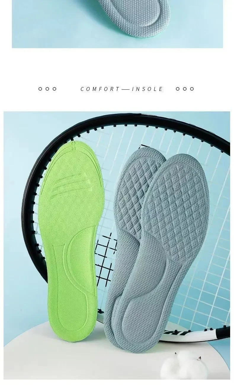 Sportliche Fußgewölbe-Einlagen für Schuhe, schweißabsorbierend, atmungsaktiv, geruchshemmend, weiche Schuhpolster, Schuh-Einlagen für Damen und Herren. – Detail 12