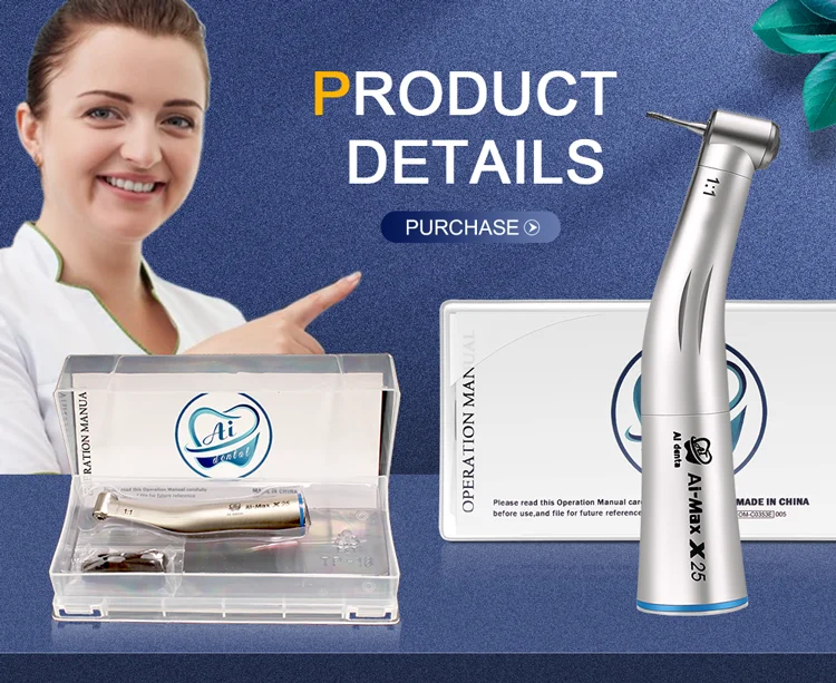 Dental Contra Angle-handpiece 1:5/1:1/4:1/16:1 Low Speed Hand Piece Single Water Spray E-Type Connector Without Fiber Optic