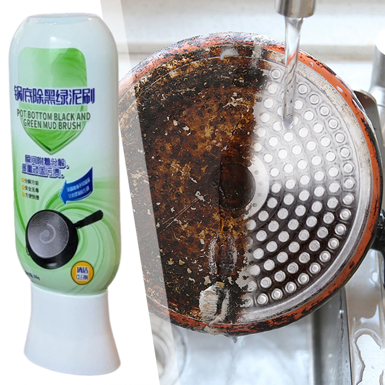 

Stainless Steel Cookware Cleaning Paste Restores Old Pots To A Brand-new Shine. Outdoor BBQ Grills Maintenance