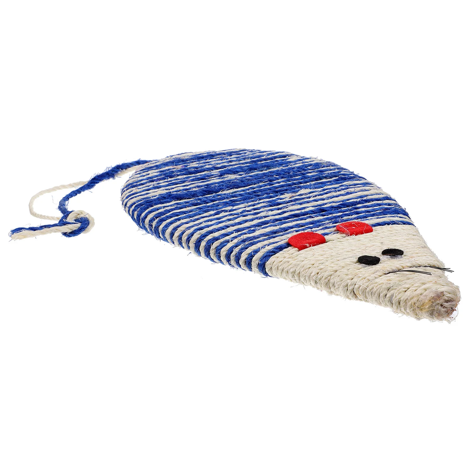 

Mouse Shaped Toy Claw Grinding Board Cat Scratch Post Hanging on The Door Sisal
