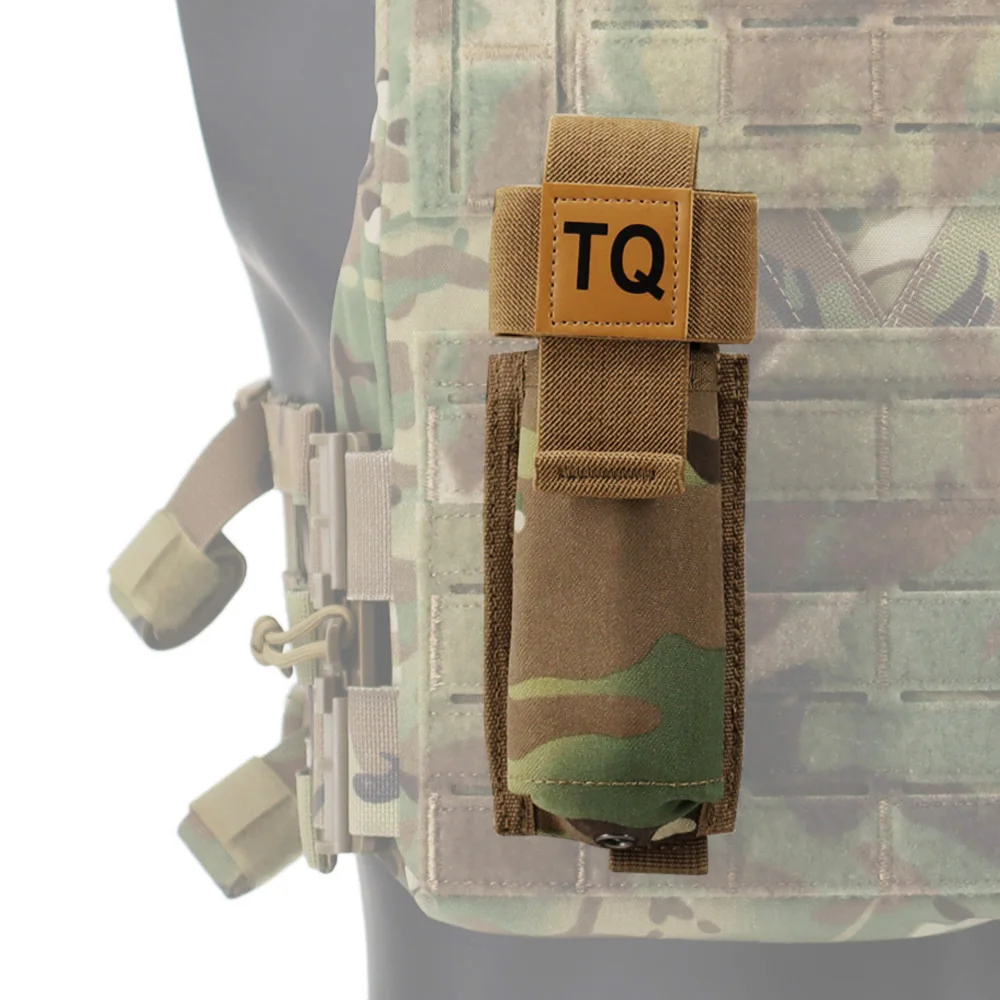 Classic Style Tactical Tourniquet Pouch Holder Molle EMT Trauma Kit Storage TQ Pouch Hunting Vest Gear