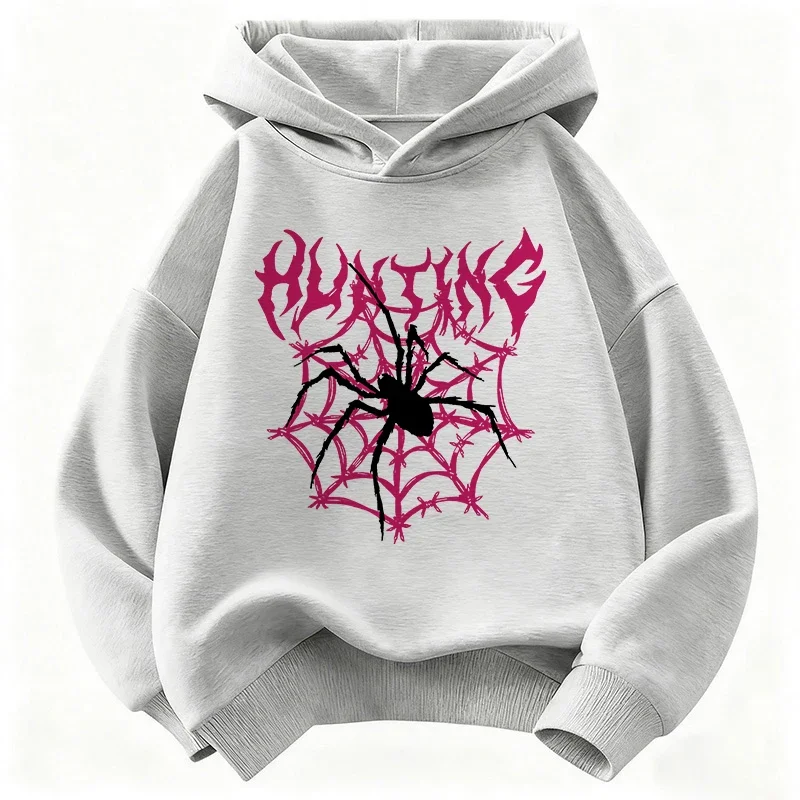 Sweatshirt Mode Retro-Design Kinder-Druck-Hoodies Niedlicher Hoodie für Jungen Mädchen Herbst Frühling Hip-Hop-Kleidung – Detail 4