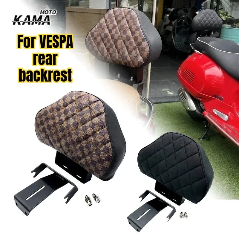 Motorcycle Rear Backrest Passenger Safety Backrest Backrest Backpack for Vespa Primavera Sprint S 150/125 GTV GTS 300/250