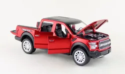 Ford F-150 Pickup Off Road Model 1/32 paduan  Mobil Mainan Die Cast Simulasi Suara Cahaya Menarik Kembali Off-road