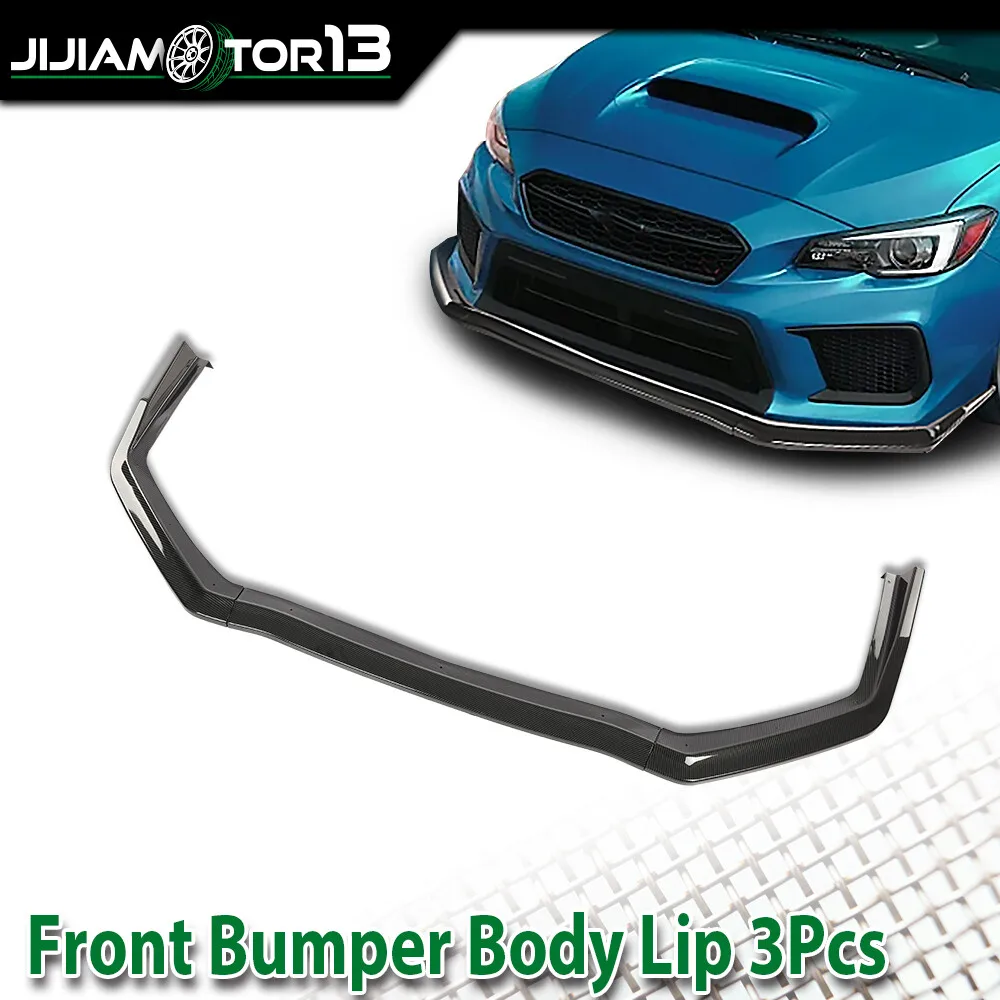 

Накладка на передний бампер из карбона, черная, для Subaru WRX STI 2015-2020